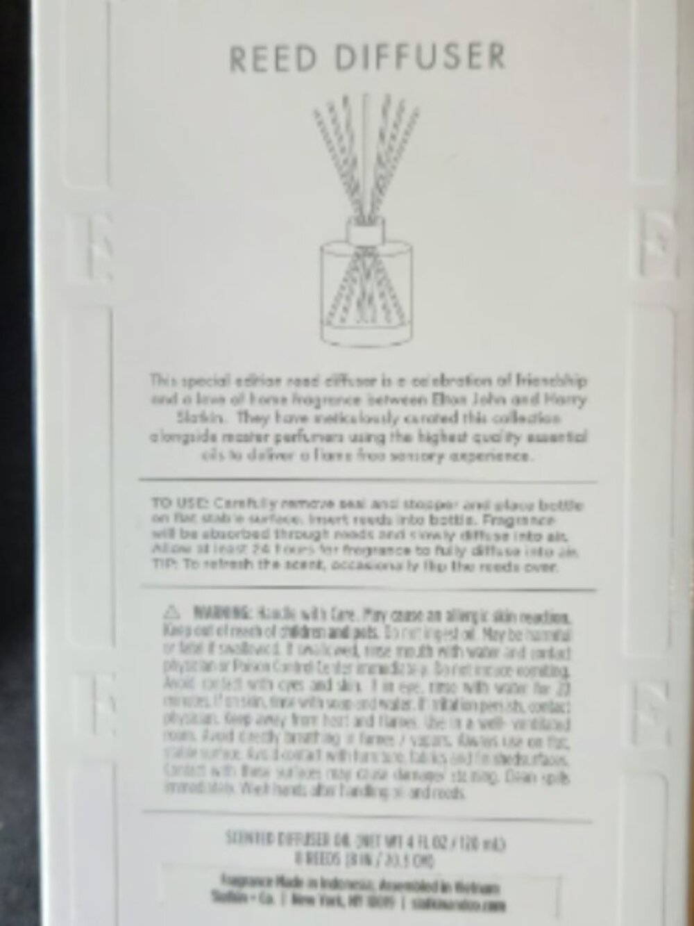 Two Elton John Spring Rain Reed Diffusers - Picture 3 of 4
